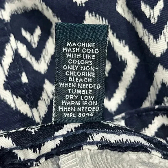 Karen‎ Scott Navy Print Skort Size 14 - Picture 3 of 6